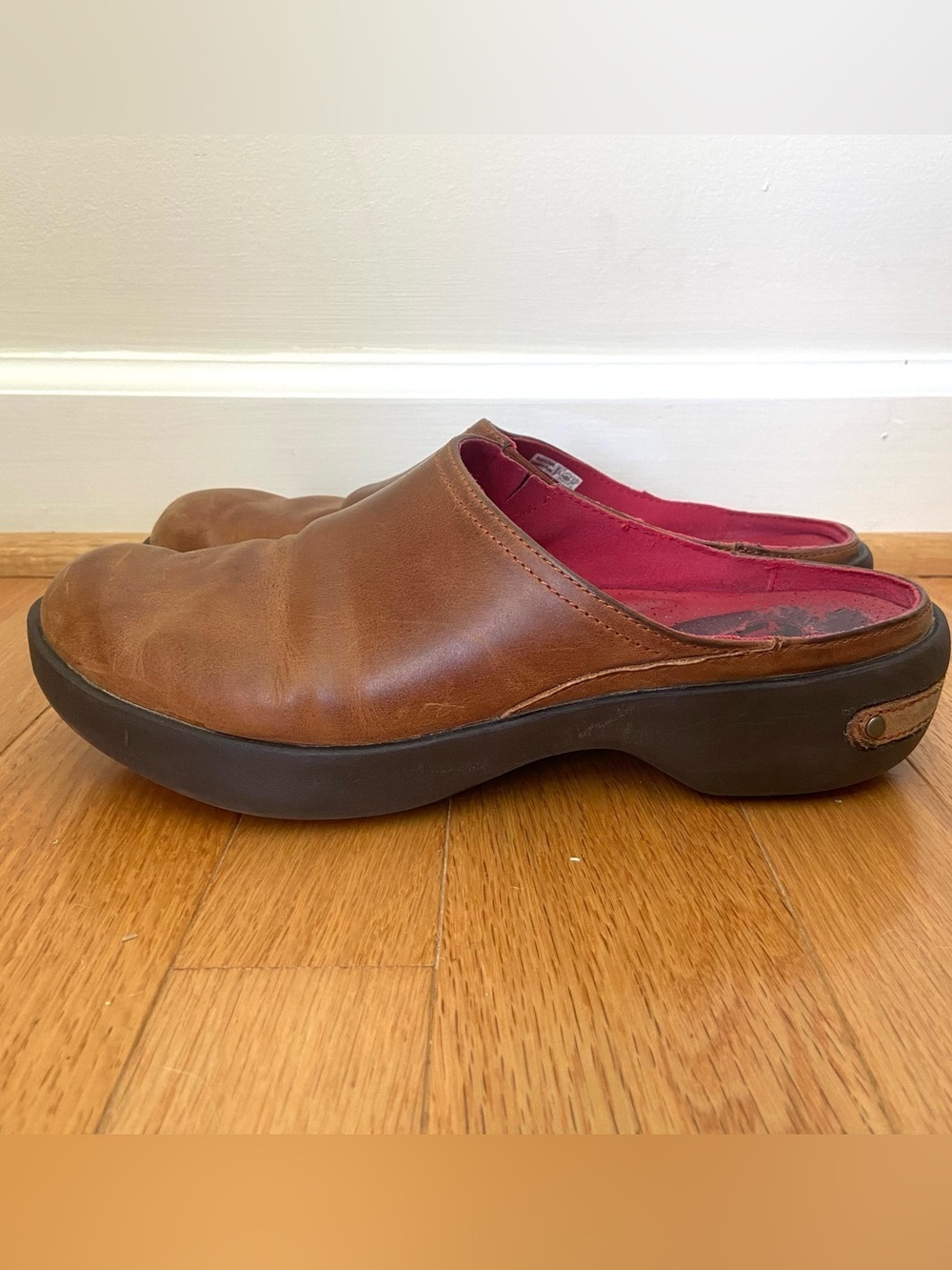 Crocs Cobbler 2.0 Clog Mule Women Size 9 Brown Leather Slip On Shoes Casual